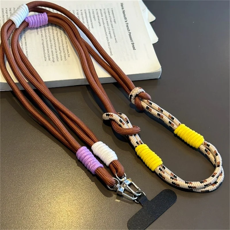 Elegant Crossbody Mobile Phone Lanyard with Stylish Hanging Chain Design