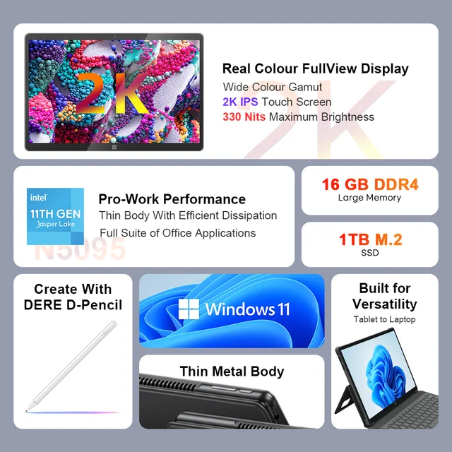 DERE 노트북 T30 Pro: 탁월한 성능과 세련된 디자인의 완벽한 조화