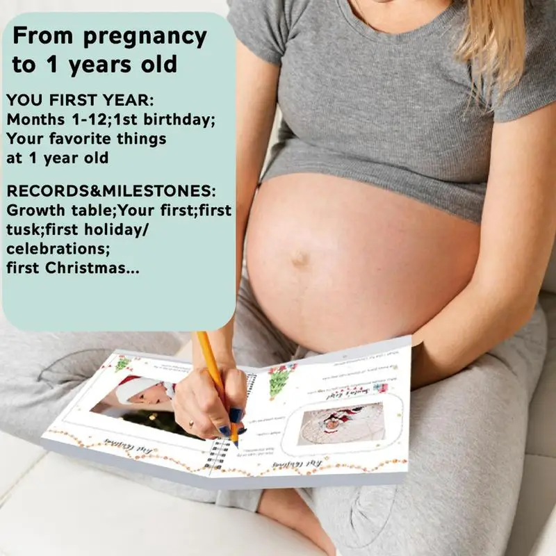 Record Book For Kids Growth First Year Record Book Keepsake Kids Milestones Timeless Journal Scrapbook Simple Event