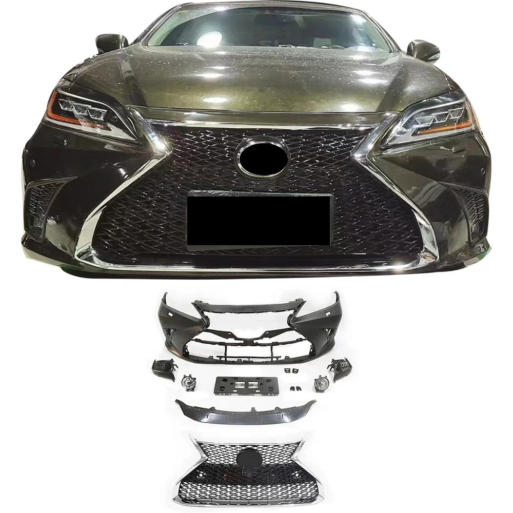 Car Front Bumper For ES250 For 2006-2012  ES300 Car Bumper Old To New Car Bodykit For ES250 PP Plastic Material custom for lexus gs250 350 450h es250 es300h es350 2012 2015 car led rear fog lamp bumper brake light driving reflector taillight