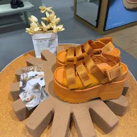 Sandales à plateforme haute de 11CM pour femmes, chaussures d'été à talon caché, Mules décontractées, pantoufles de plage d'extérieur, baskets épaisses respirantes 3