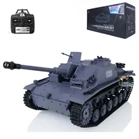 2.4G Heng Long 1/16 Scale RC Tank TK7.0 Plastic German Stug III RTR Model 3868 Infrared Battle Military Vehicle RC Toys TH17419 1
