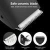 Electric Groin Hair Trimmer with Replaceable Ceramic Blades, Waterproof Wet-Dry Functionality & Standing Recharge Dock 4