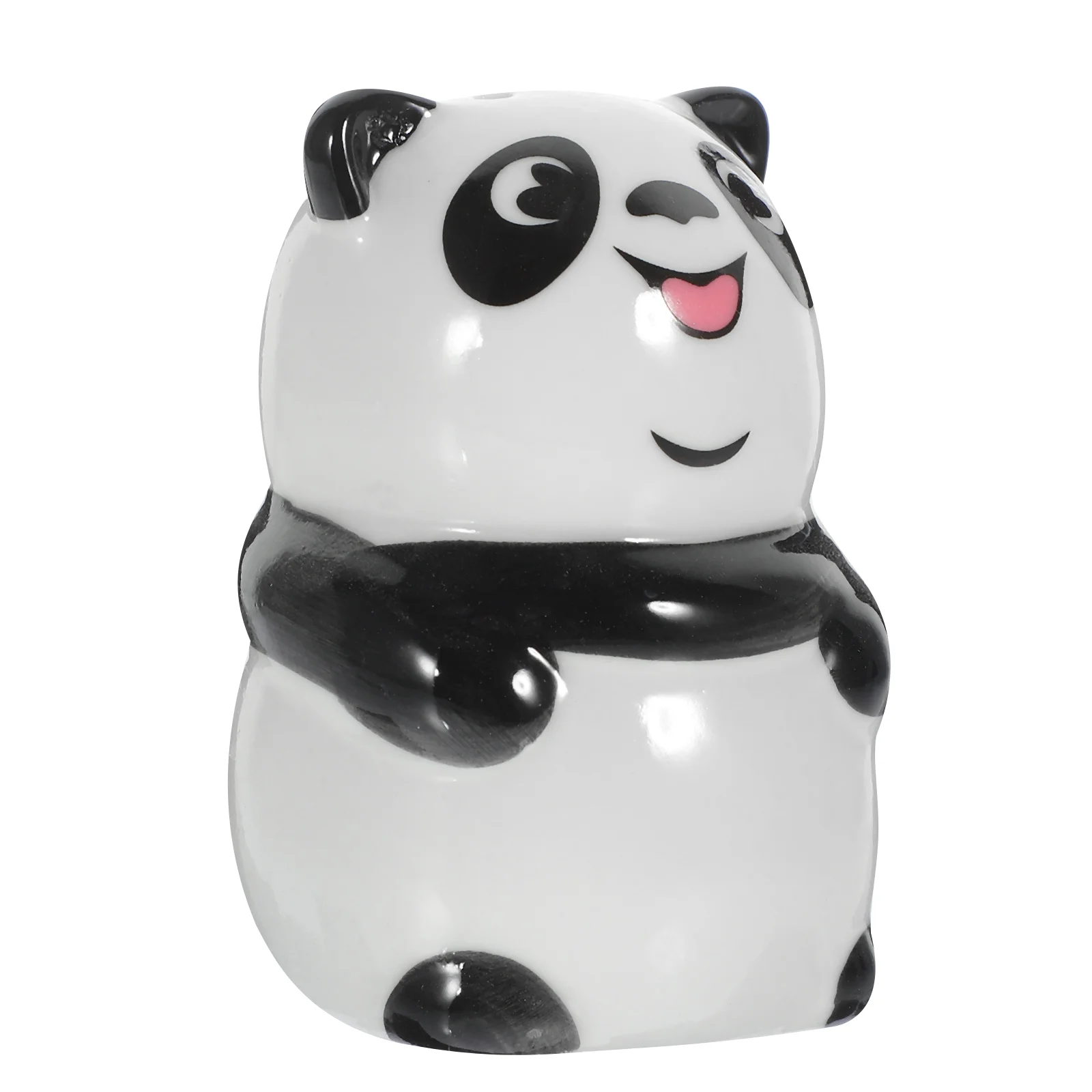 

Ceramic Seasoning Shaker Panda Molding Kitchen Pepper Shaker Spice Holder