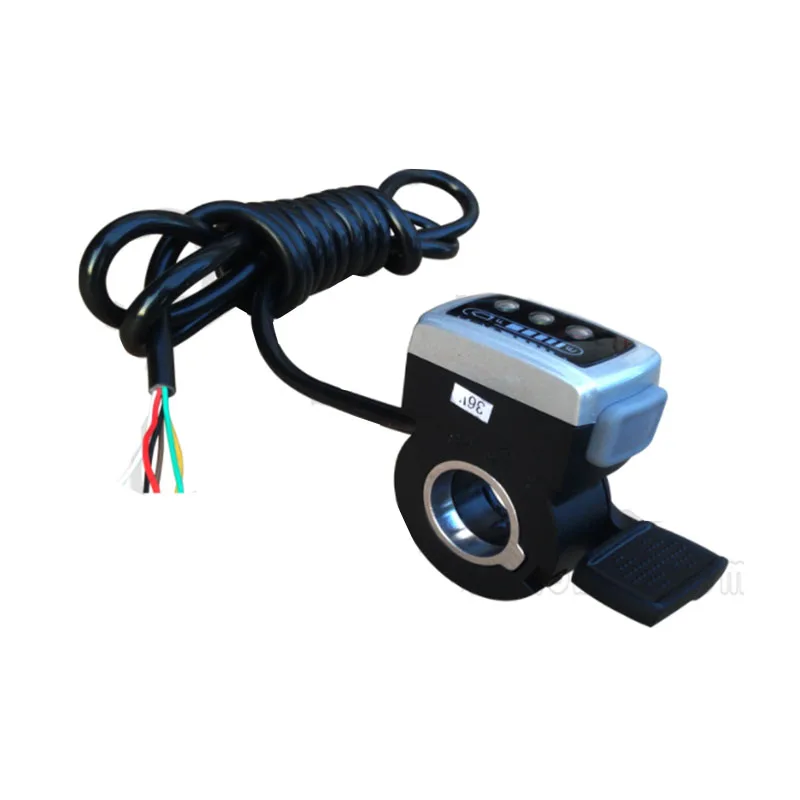 2pcs 5 Inch Low Speed Electric Brushless Gear Hub Motor With 2pcs Controller 1pc Thumb Throttle 24V/36V 250W In-Wheel Motor Kits