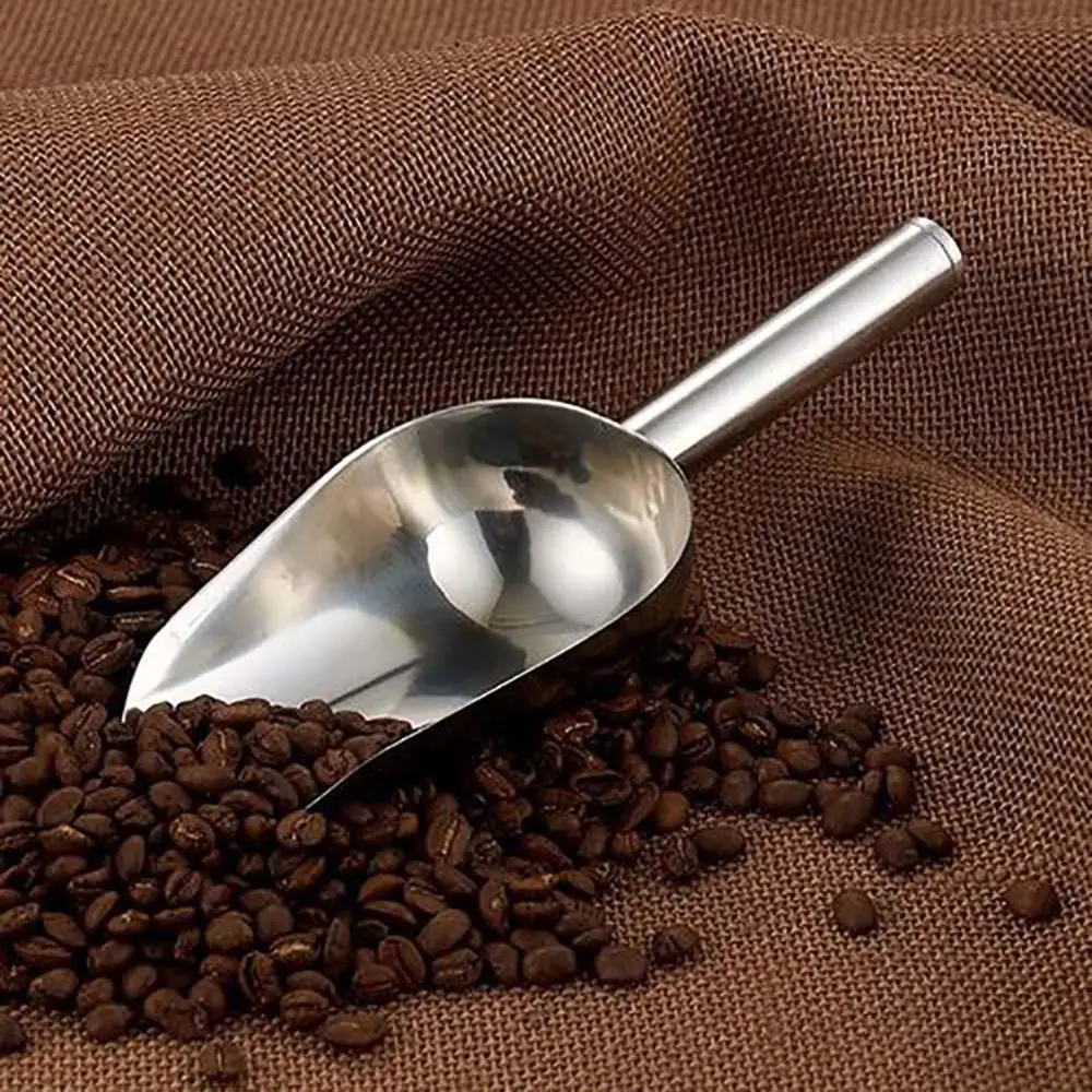 Stainless Steel Ice Cube Scoop Shovels Spoon Kitchen Candy Flour Shovel Spoon For Bar Party Kitchen Accessories ice cream scoop ice shovel scoop ice cube scoop
