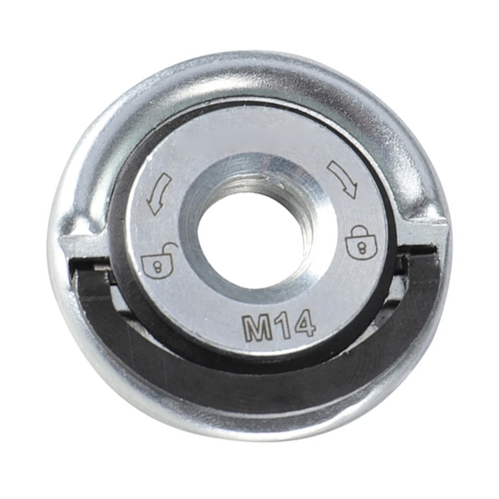 1pc Self-locking Pressure Plate Diameter M14 Thread Replacement Grinder Inner Outer Flange Nut Chuck Tool Thread Angle Grinder 19317 non standard ball bearings 1 pc inner diameter 19 mm outer diameter 31 mm thickness 7 mm bearing 19317 size 19 31 7 mm