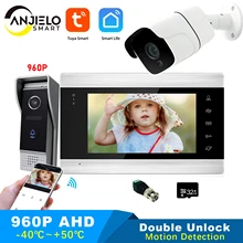 

New 960P/AHD Tuya Smart 7 Inch Screen with Wide Angle Doorbell Video Door Phone Intercom System Mobile Phone App Remote Control