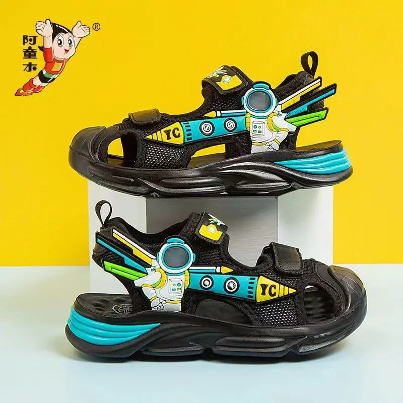 2023 Kids Summer Sports Sandals Boys Beach Shoes Children Outdoor