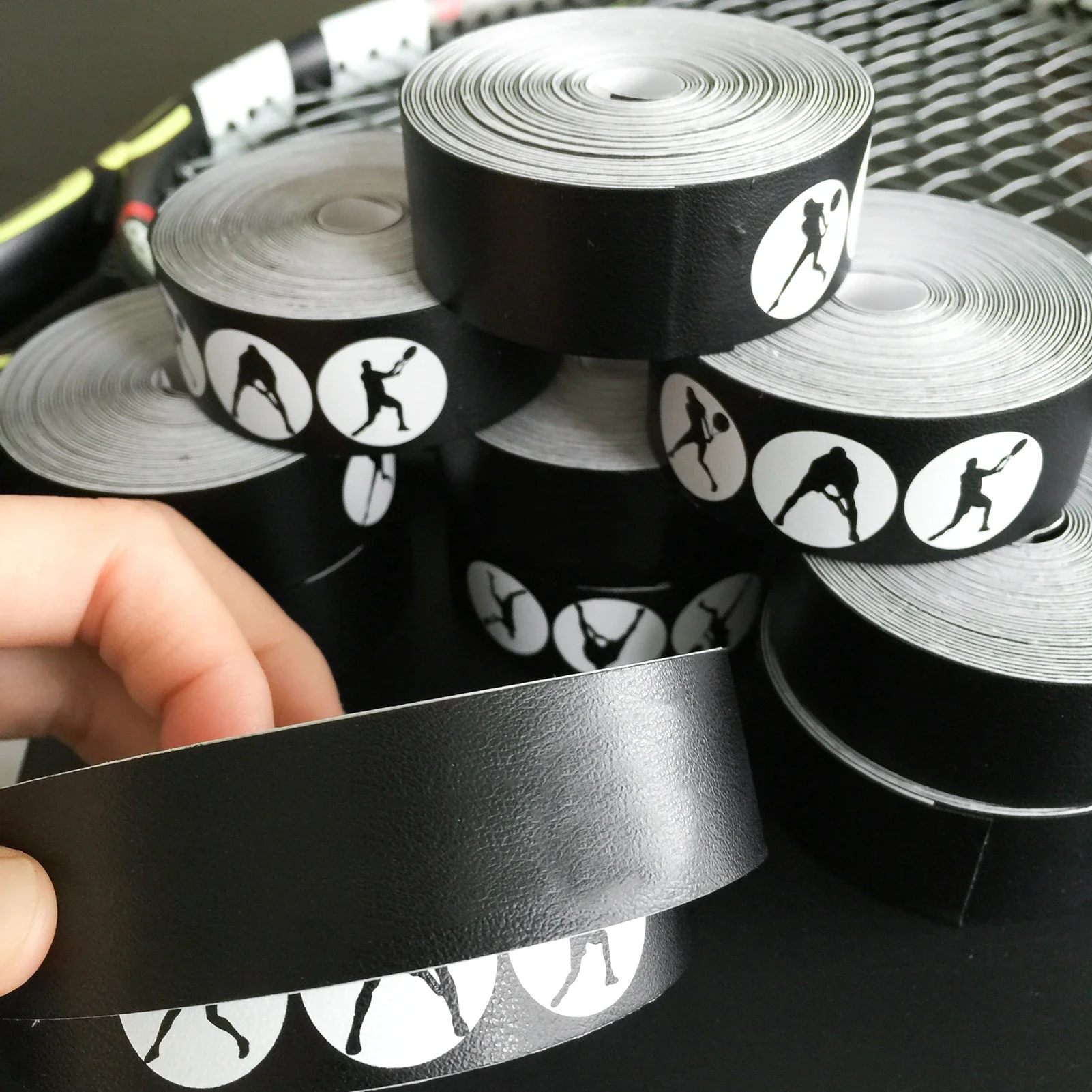 Tennis Racket Head AntiScratch Tape Racket Head Frame Guard PU Protective Sticker
