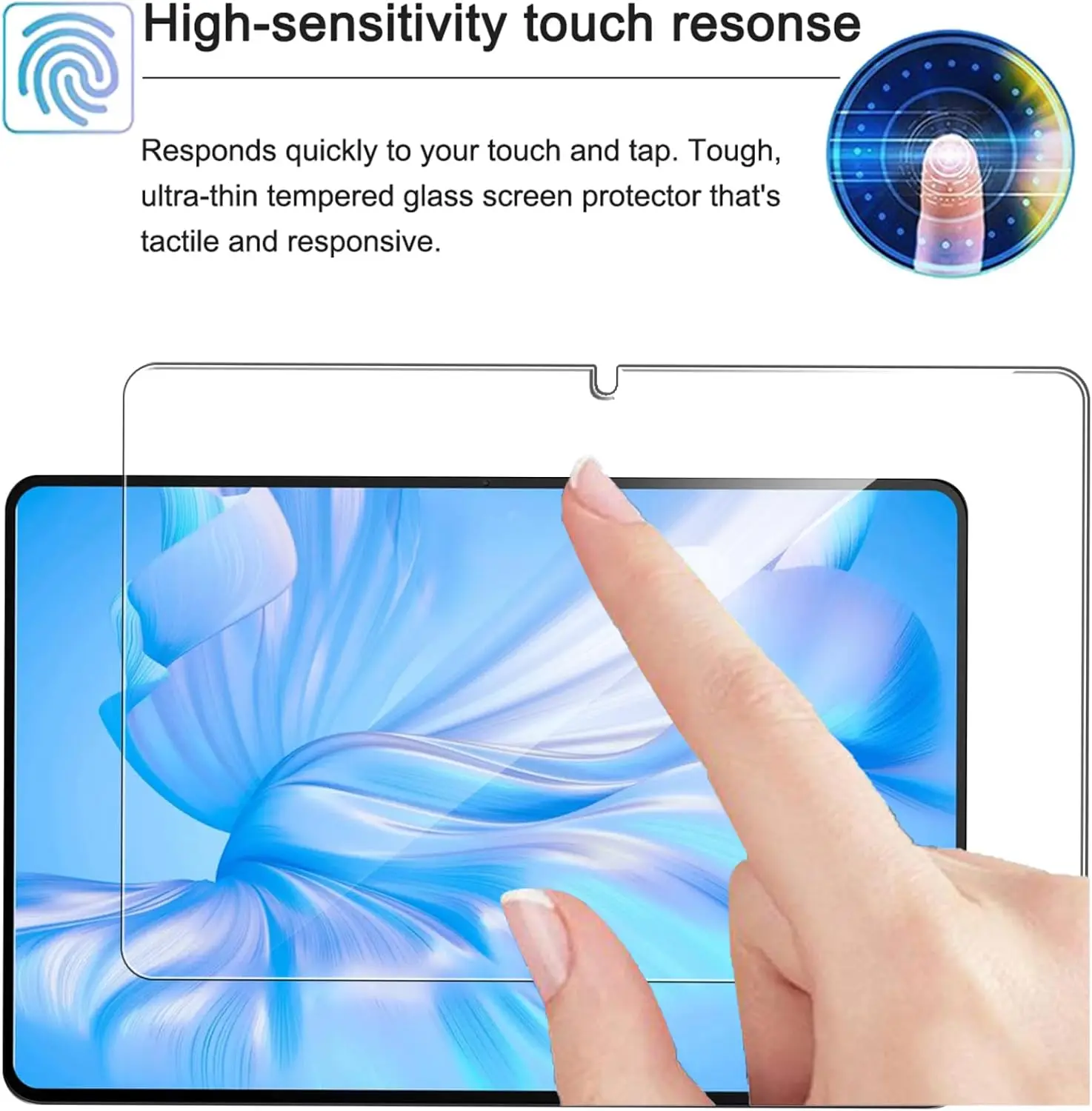 Premium Tempered Glass Screen Protector - Scratch-Resistant, Anti-Fingerprint, HD Ultra Clear