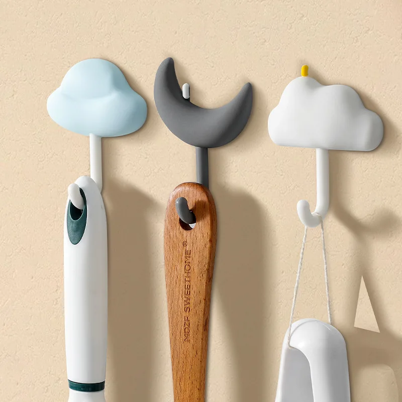Wooden Cloud Hooks 3 Pack Fsc 100