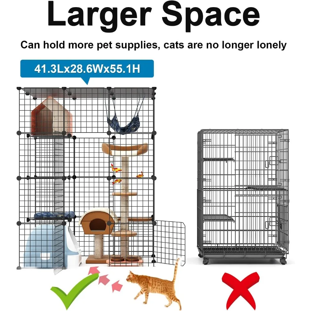 Large Indoor Cat Playpen 3