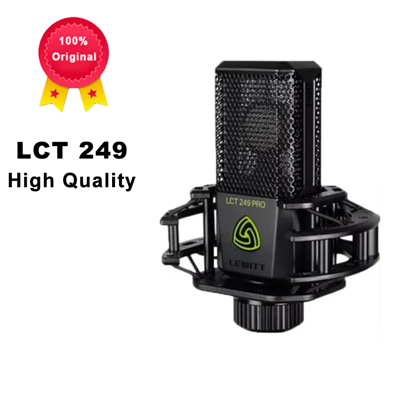 LCT 249 Pro 마이크 다이나믹 마이크 데스크탑 전문가용 마이크 플러그 앤 플레이 게임 스튜디오 스트리밍 팟캐스트 녹음용