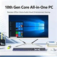 22 Inch Core I7 CPU 8G DDR4 256G 512SSD All in One PC Desktop Computer WiFi Blue-tooth Speaker with Keyboard and Mouse 3