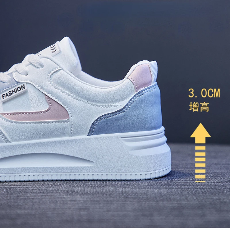 Women's Platform Jogging Sneakers Casual Vulcanized Sport Shoes Autumn Winter Flats Trainers