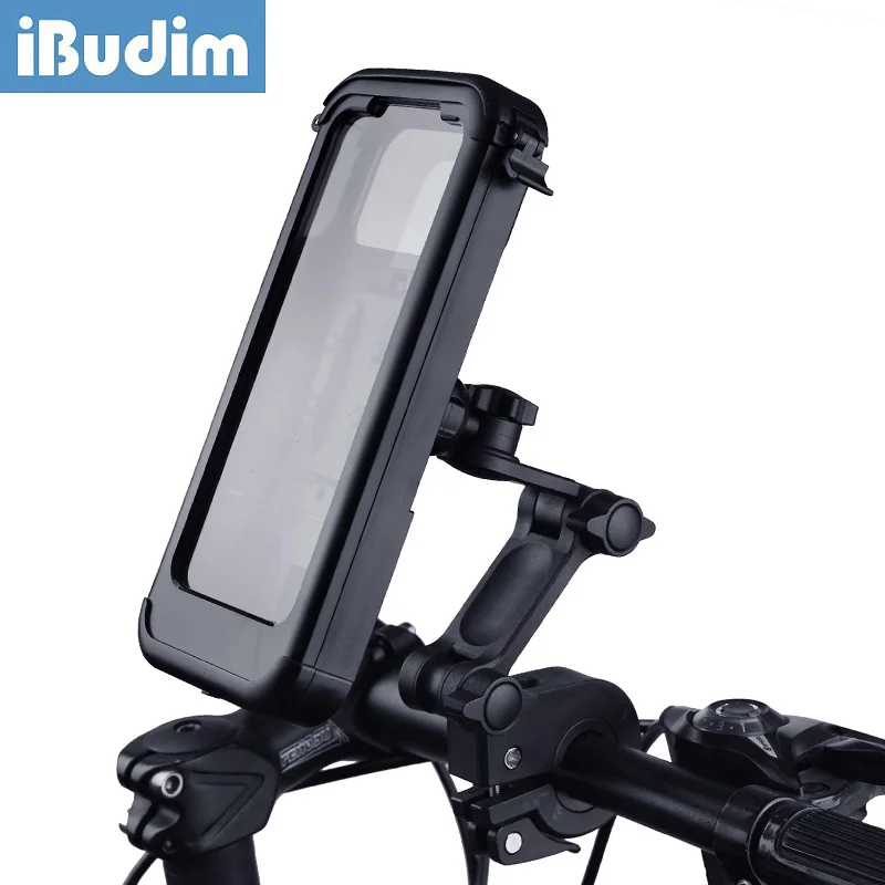 Motorcycle Phone Holder Waterproof Case Bike Mount 1 Ball Mobile Socket  Support - Holders & Stands - Aliexpress