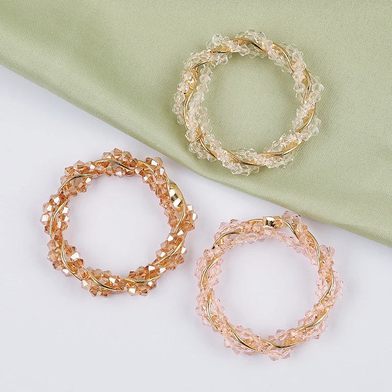 

WHSOK 20Pcs 44*44MM DIY Charms/Jewelry Accessories/Wreath Shape/Beaded Decorations/Hand Made/Jewelry Findings & Components
