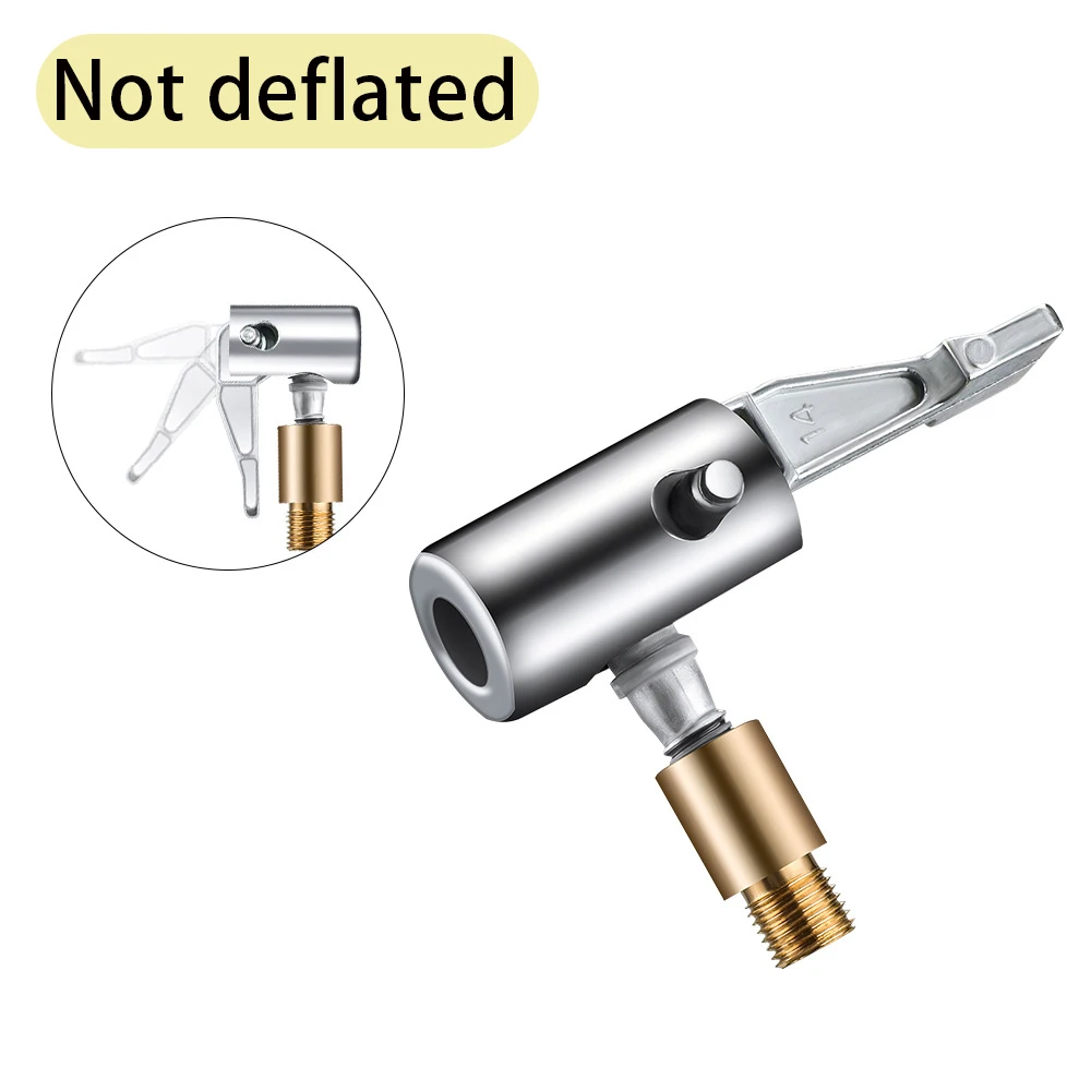 Portable Inflatable Tire Pump Chuck with Barb Connector 2