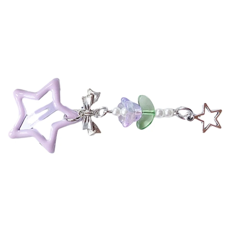 

Color Star Hairpin Carnival Girls Taking Photo Hairpin Ponytail Bangs Hair Clip