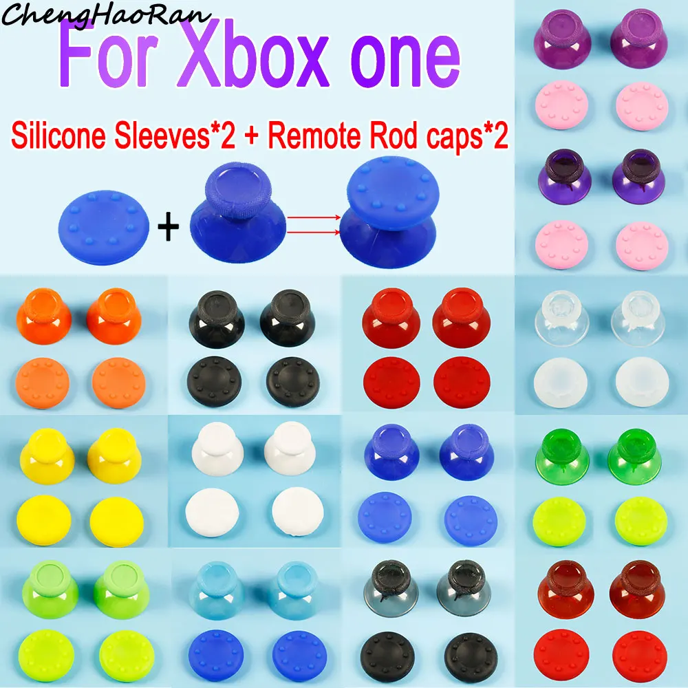 1 Pezzo In Silicone Thumb Grip Cover & Joystick Remote Stick Button Per Xbox One Controller Accessori Di Riparazione Di Ricambio