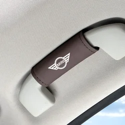 Leather Car Roof Handle Protective Cover - Premium Interior Styling Accessory (2pc - brown)