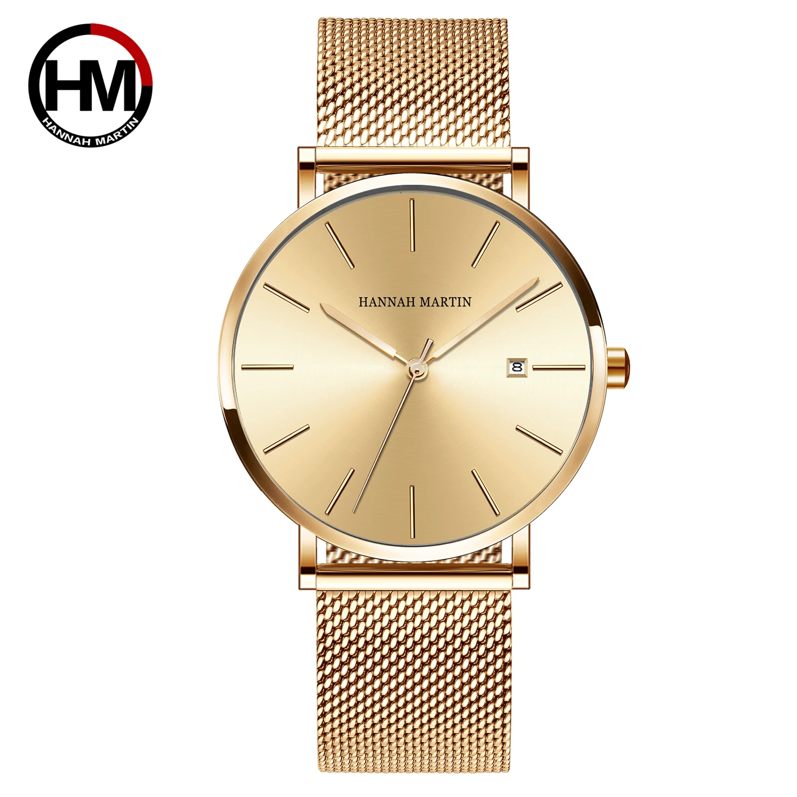 

2022 простые деловые спортивные модные повседневные мужские Роскошные Водонепроницаемые часы из нержавеющей стали 3ATM с японским механизмом оригинальные наручные часы