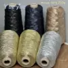 New Silver Handmade Yarn Popular Same Style Woven Small Silver Bag Woven Flash Core Wire Crochet Needle 200g 1 Ball Yarn 2