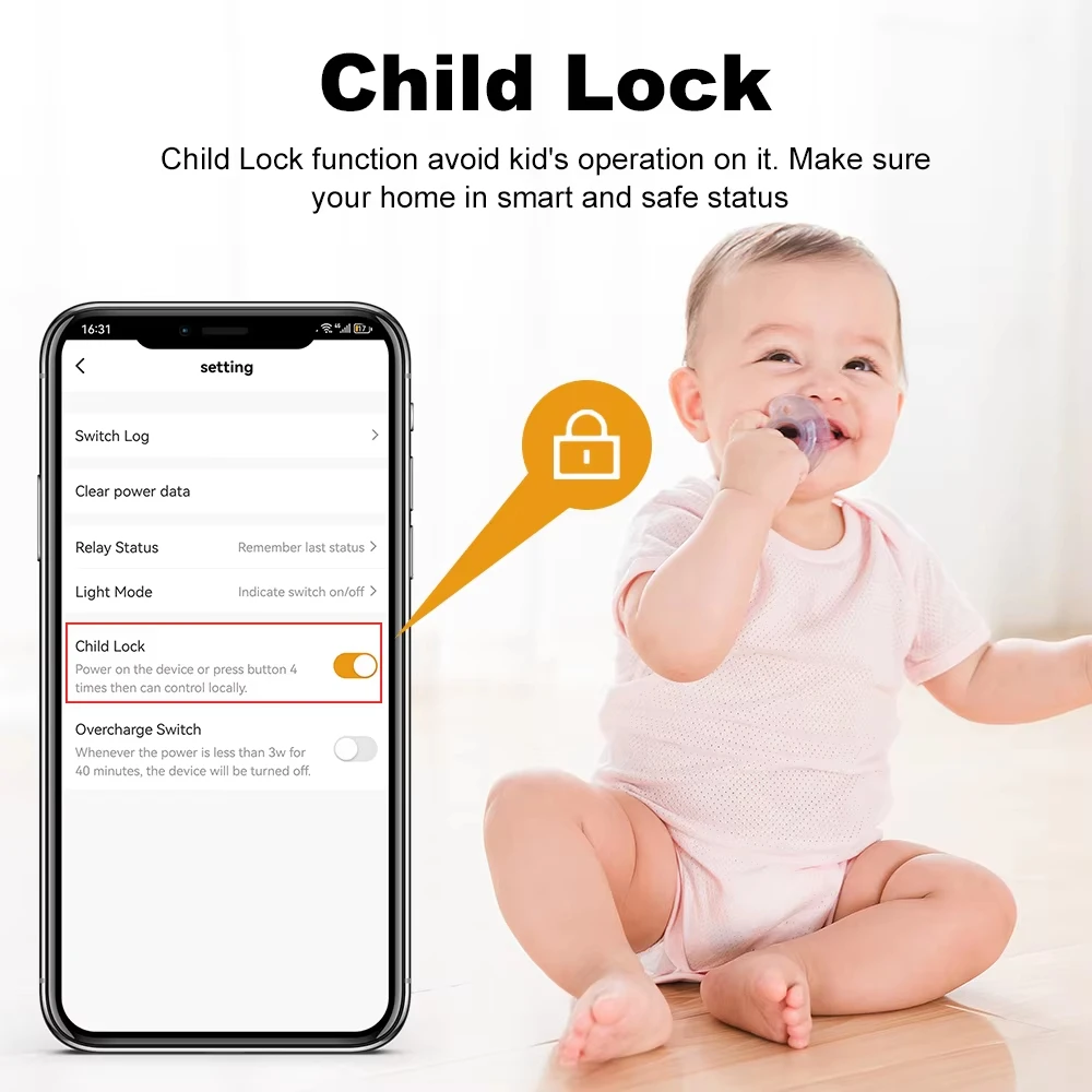 Smart Plug Smart Socket EU 20A WiFi Voice Control Yandex Alice Alexa Google Home Work With Tuya Smart Life APP Power Metering - 6