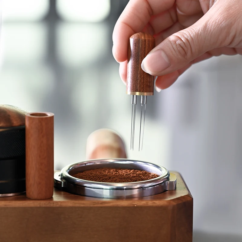6/8 Needle Stainless Steel Coffee Powder Tamper Espresso Stirrer Distributor Leveler WDT Tools Cafe Stirring Barista Accessories