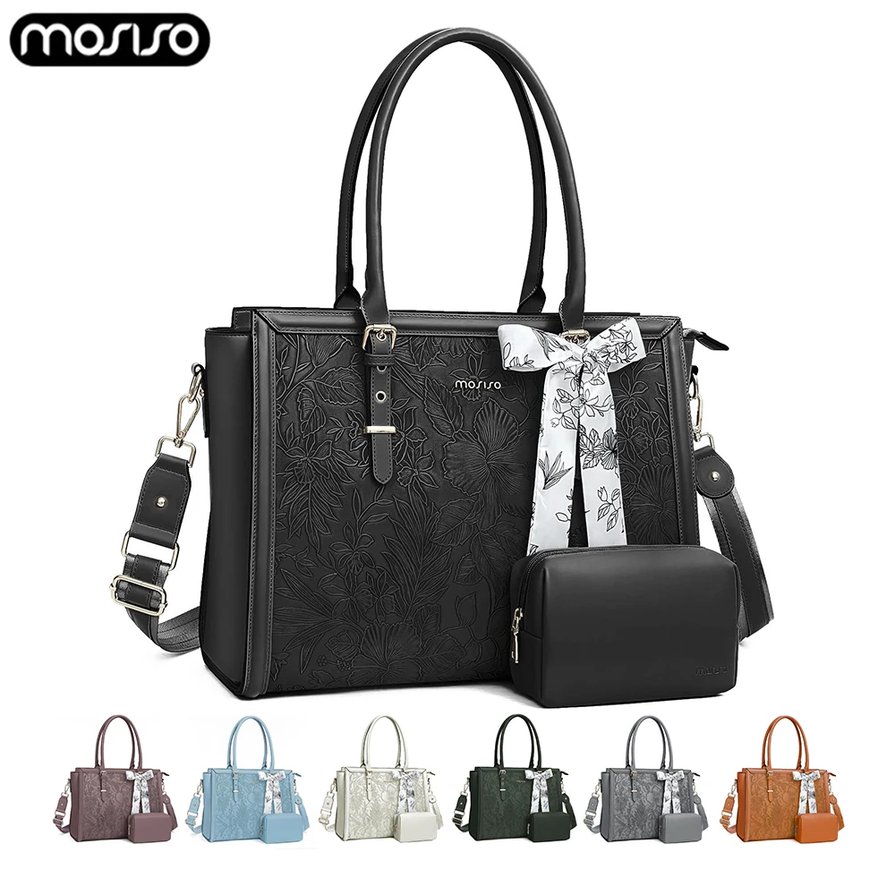 Bolsa Luxuoso do Portátil do Couro do Plutônio para Mulheres Bolsa do Mensageiro do Ombro Macbook Asus hp Dell Caderno Tote 156 16 173