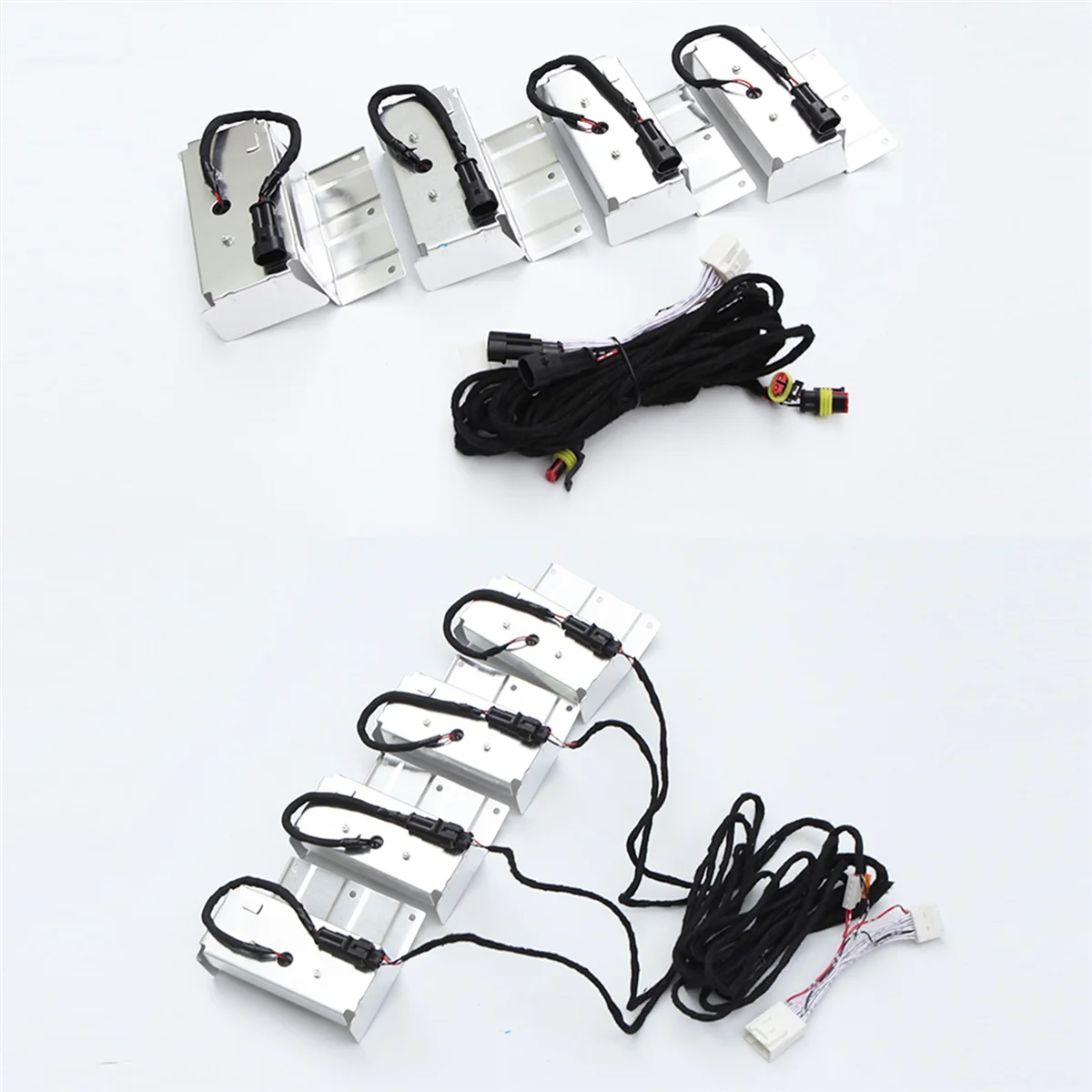 

4 шт., подсветка боковой двери для Toyota Land Cruiser Prado FJ 150 2010-2018