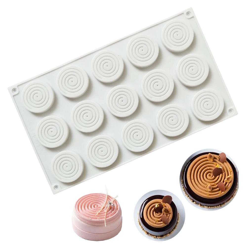 

15 Even Mosquito Repellent Incense Silicone Mold Diy Cake Decoration Baking Mold Creative Chocolate Mould