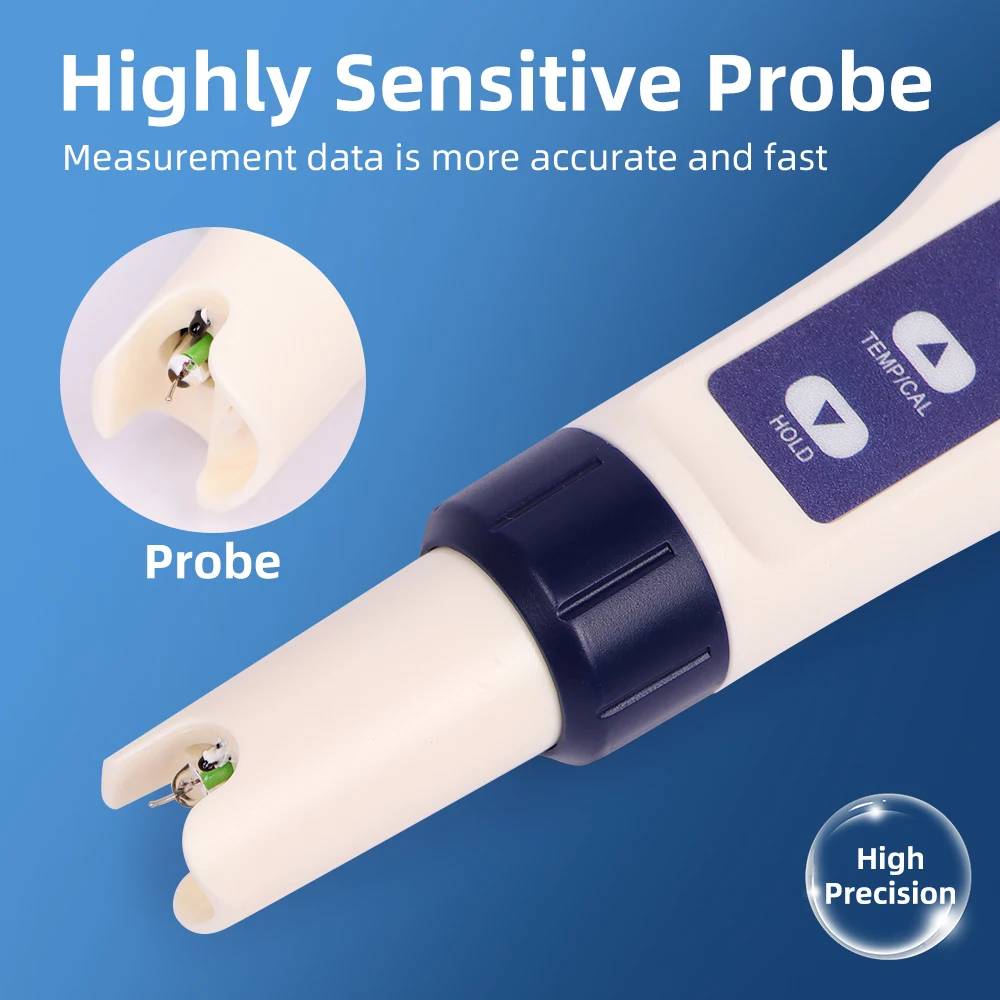 Saedc1b241f284267a75ccba80d8aa4dfk 5 in 1 Chlorine Meter Pen Water Quality Detector PH, H2, ORP TEMP CL2 Tester Multi-function Spa Swimming Pool Chlorine Monitor Mallzona