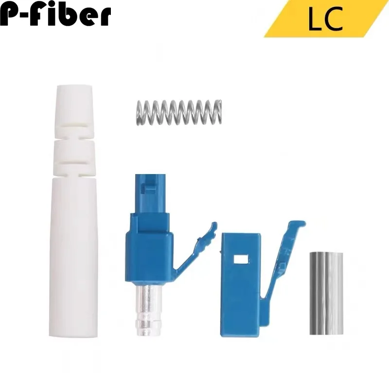 SC 커넥터 키트, LC FC ST 3.0mm 126um 세라믹 페룰, 단일 모드 광섬유 커넥터 Ftth 액세서리, 200 개