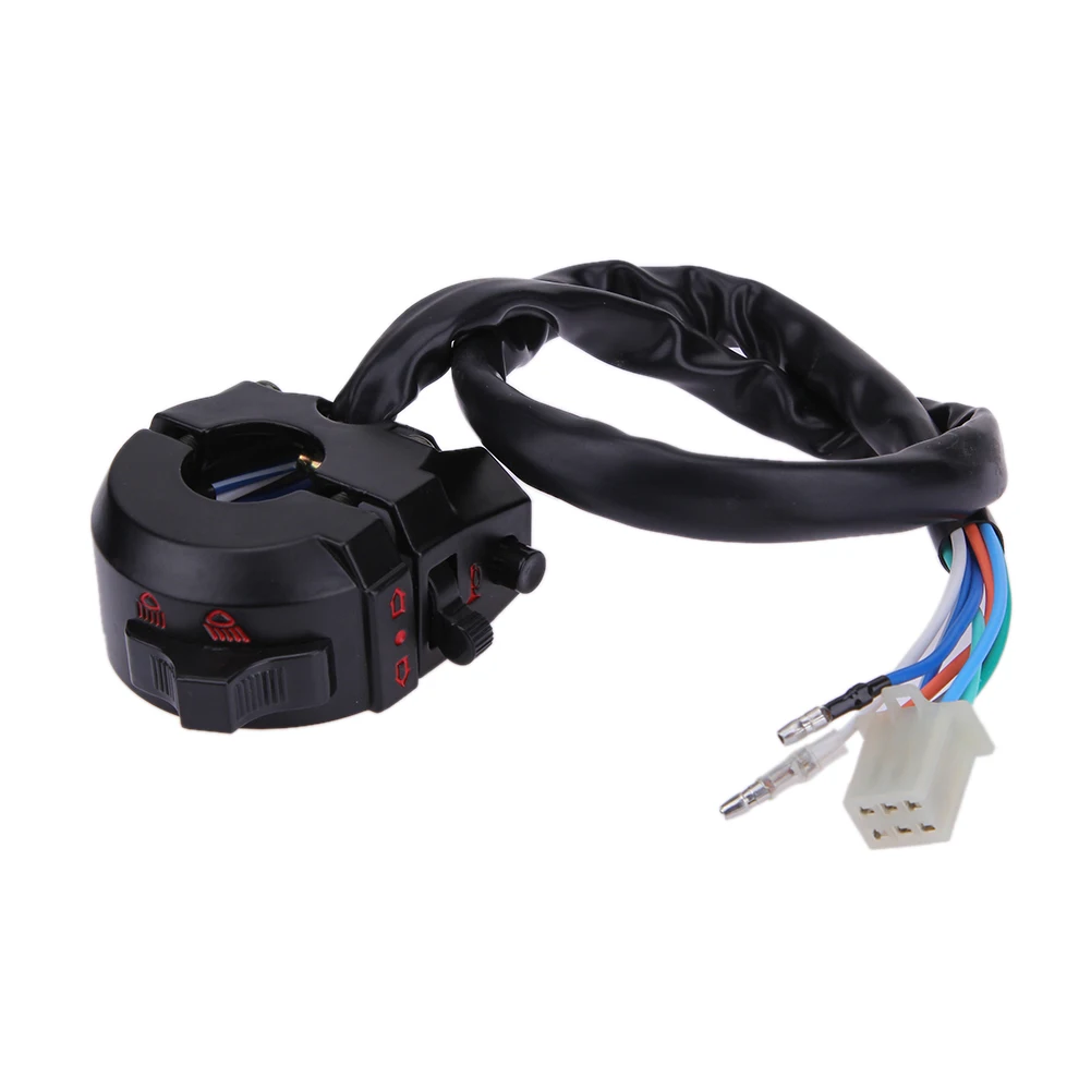 Motorcycle Turn Signal Horn Switch Control Dual Sport Left Switch Light Turn Signal Horn for Honda XL XR 250 400 650 XR600