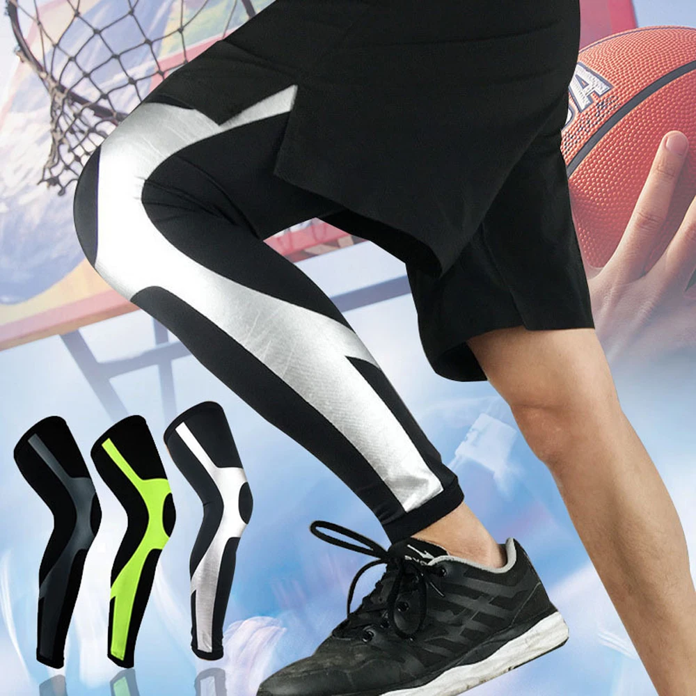 Outdoor Sport Whole Leg Compression Sleeve-Full Leg Knee Brace for Men Women UV Support Sleeves Cycling Warmers 1 PC leg compression sleeve