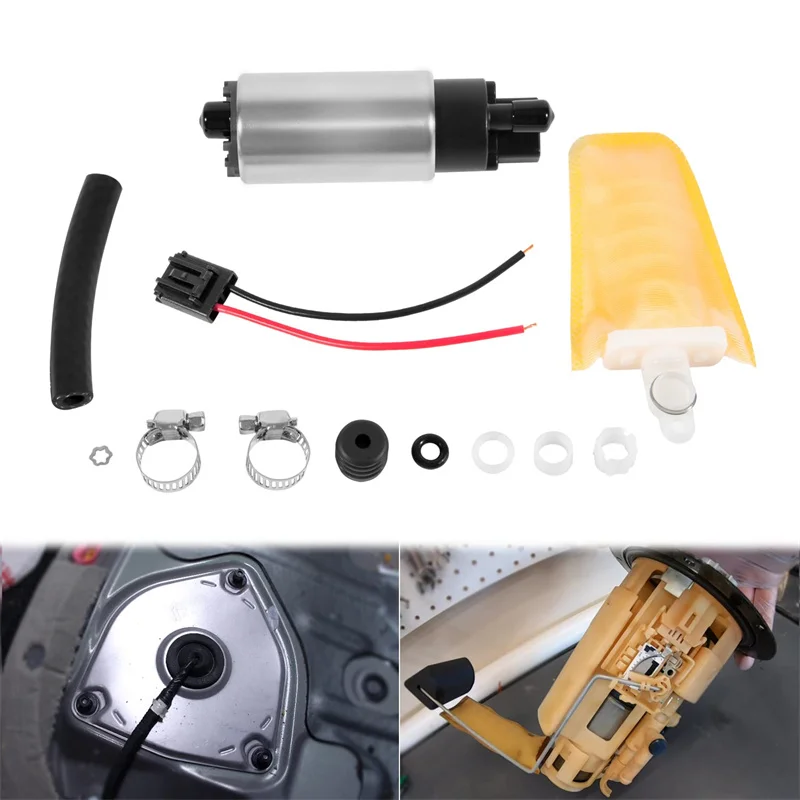 

9500107 950-0107 Car Electric Fuel Pump with Strainer Filter For Toyota Lexus Includes Spring Clip Coupling Hose Grommet O-Ring