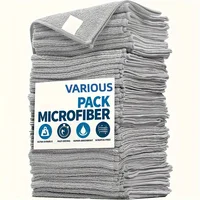 5/15Pcs Microfiber Car Towel Absorbent Kitchen Towel Quick Drying Cleaning Cloth Rags Home Cleaning Tools for Bath &Car Care 2