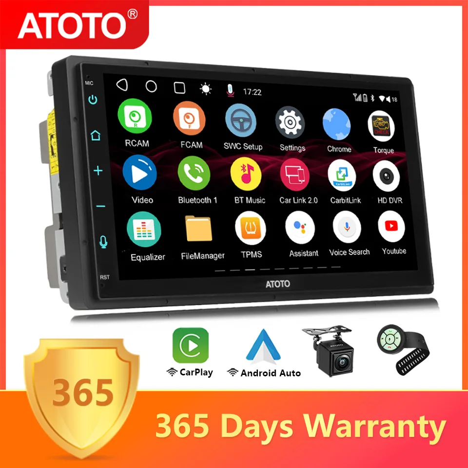ATOTO Android 2 Din Car Radio 7 inch 4G WIFI GPS Navigation Stereo