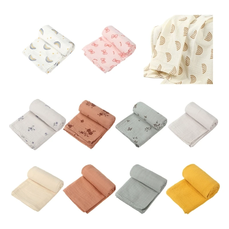

Soft Baby Wrap Blanket Versatile Infant Swaddles Blanket for a Peaceful Sleep