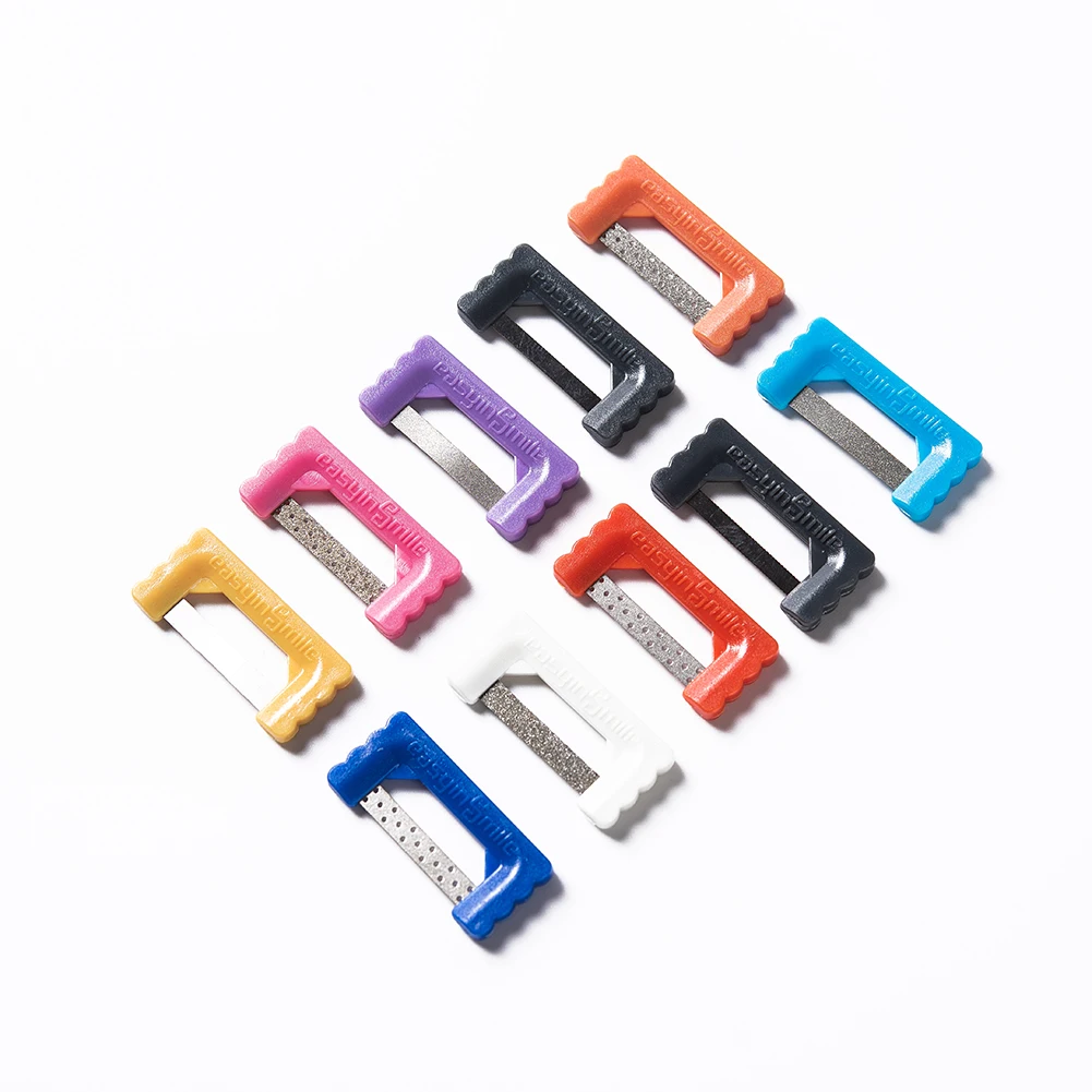 Strisce Seghettate Interprossimali Strisce Lucidanti Dentali DPI Per Riduzione Interprossimale - Kit Ortodontico Con 10 Pezzi Rilastil Xerolact