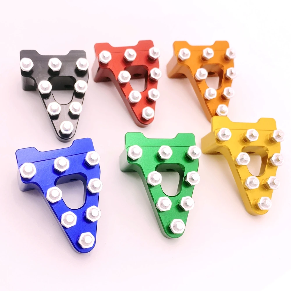 Motorcycle Accessories Motorcycle Foot Pedals Motorcycle CNC Rear Brake Pedal Step Tips For Honda CRF50 CRF 50 XR50 Pit Bikes Black Red Green Blue