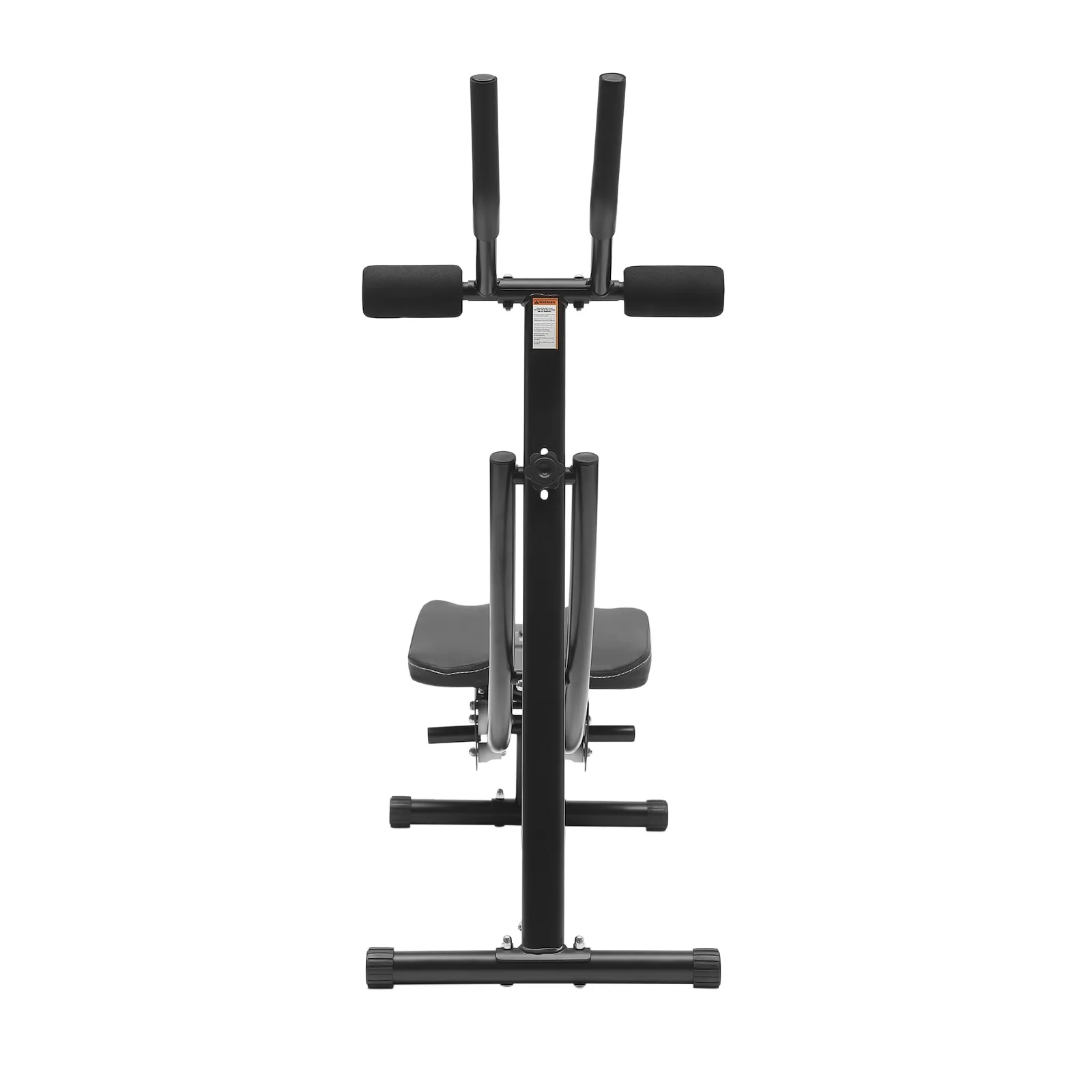 Household black dual track abdominal compression machine, muscle shaping and body beauty, Load Capacity 150kg/330lbs