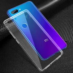 Ultra-Slim Transparent TPU Silicone Case - Clear Back Cover for Xiaomi Mi 8 (Clear)