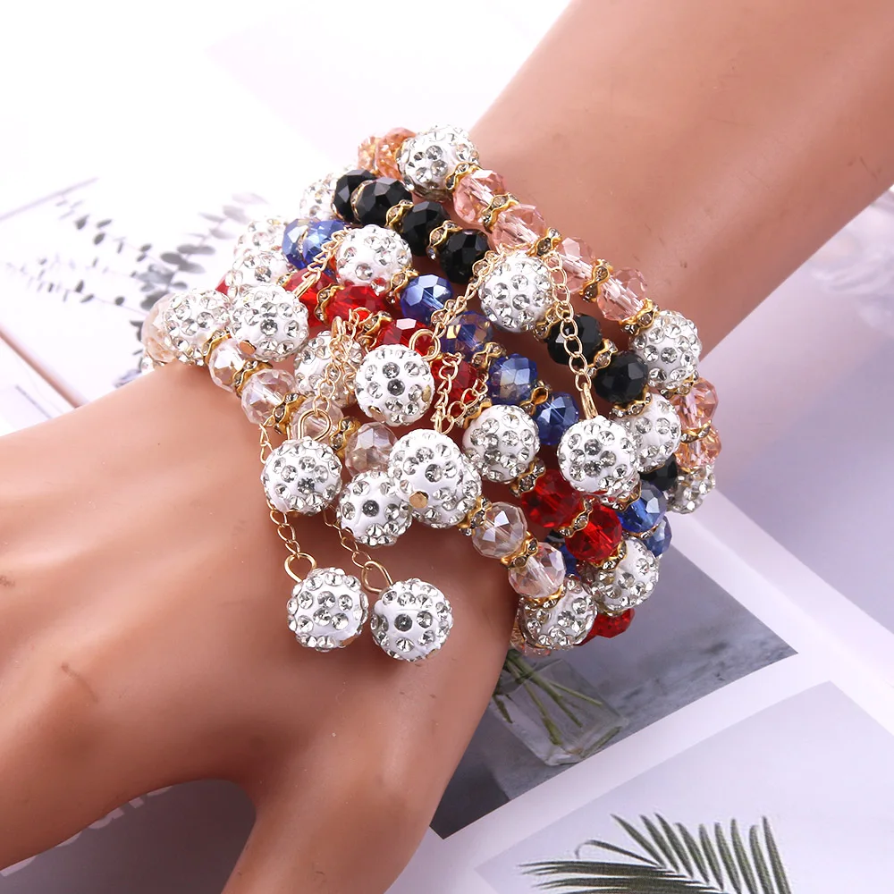 12pcs Mixed Color Beaded Bracelet Boho Style Crafted Small Beads Design  Stretchy