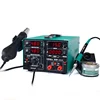 YIHUA 853D 2A 3 in 1 Digital Welding Machines Hot Air Gun Solder Iron Repair Soldering Station BGA Rework Heat Gun Desoldering 6