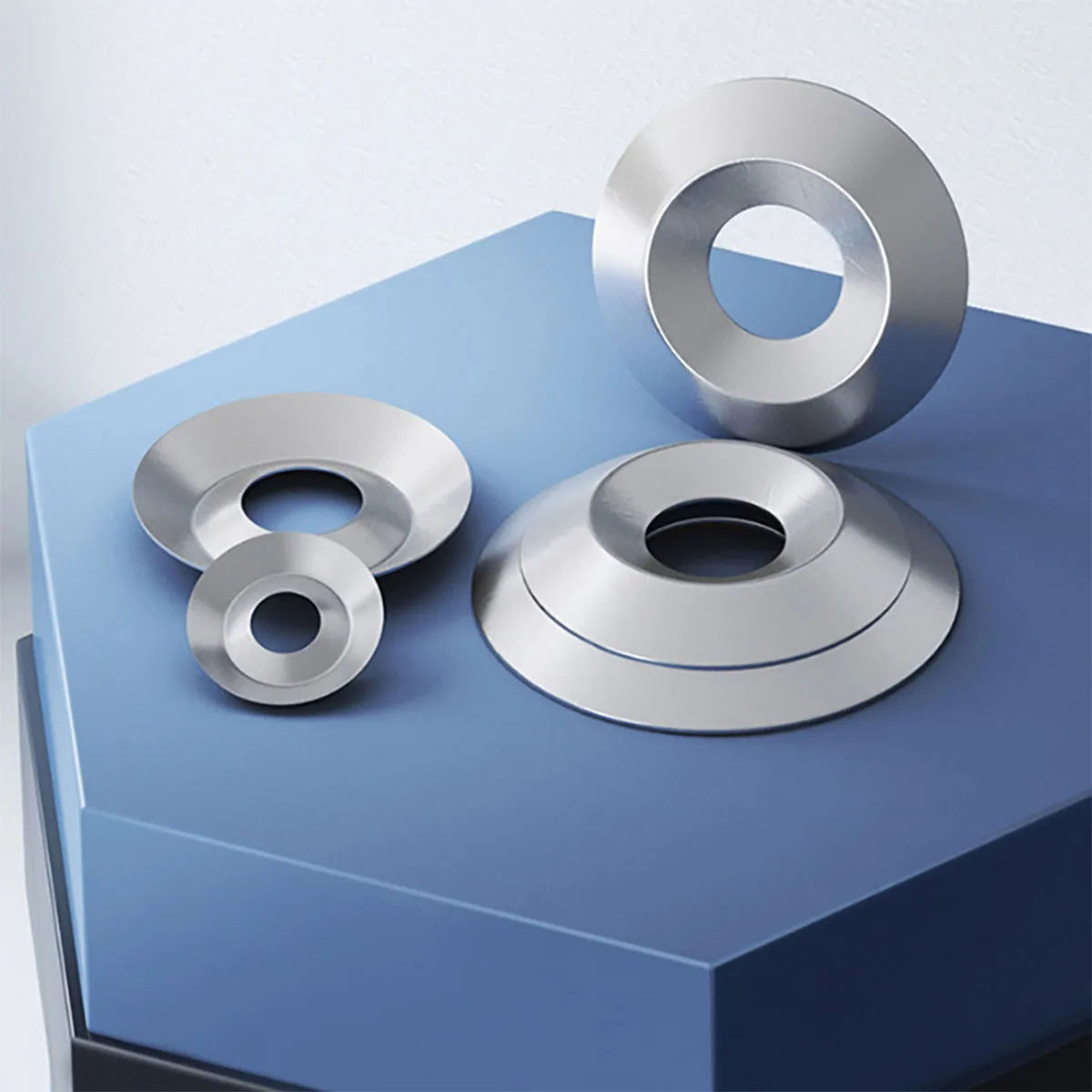 

304 Stainless Steel Fish Eye Gasket/Metal Countersunk Screw Concave Convex Gasket/Hollow Taper Decorative Washer M3M4M5M6