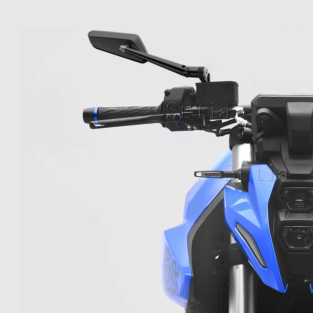 스즈키 GSX의 새로운 제품 ? -8S gsx 8S GSX8S 2023 2024-2026 오토바이 대형 블루 미러 윈드 윙 조절식 회전 백미러