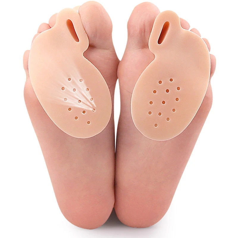 

2Pcs Forefoot Pads Silicone Gel Thumb Corrector Bunion Foot Toe Hallux Valgus Protector Separator Finger